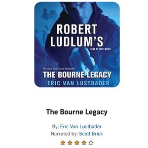 Robert Ludlum’s The Borne Legacy - Audiobook - 5 CDs - Like New - NY Best Seller